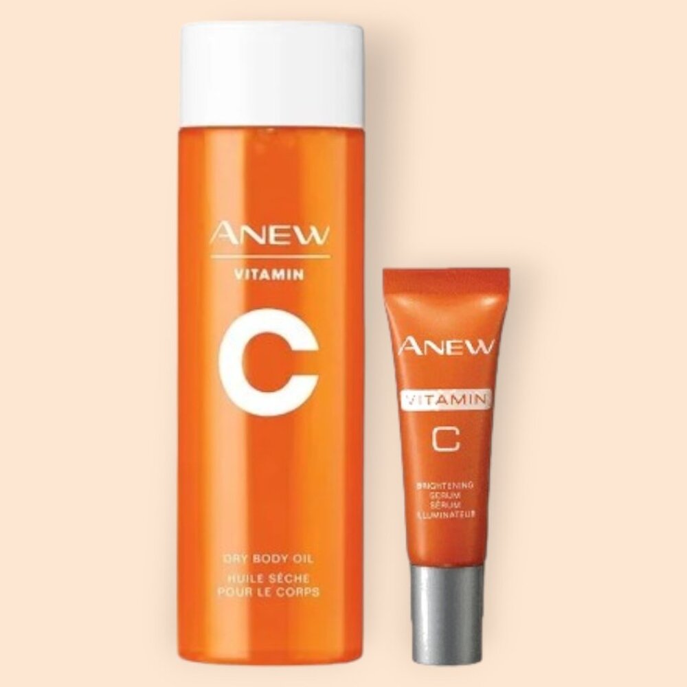 🍊Anew Vitamin C Dry Body Oil & Brightening Serum NEW IN BOXES!